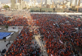 Thousands rally in Beirut over politician`s presidential election call